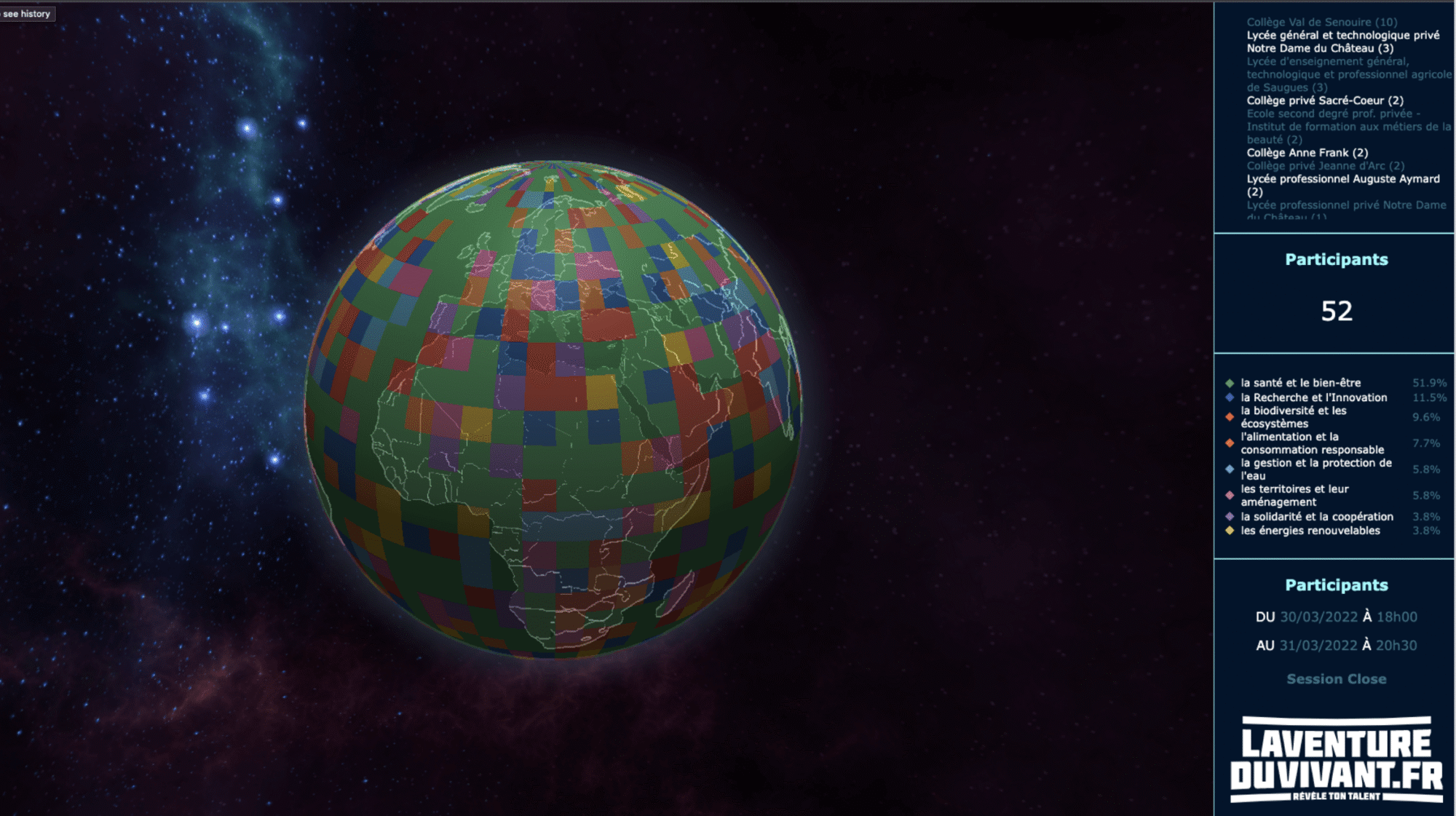 jeu le défi terre