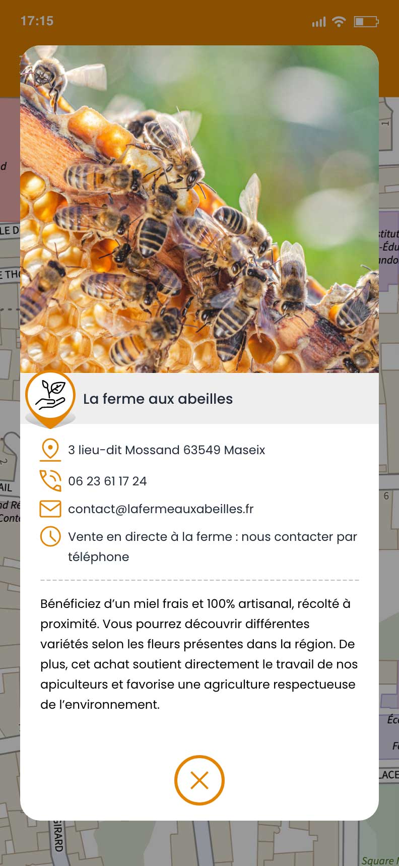 Exemple de point d'intérêt de type producteur artisanal et local Exemple de point d'intérêt de type producteur artisanal et local