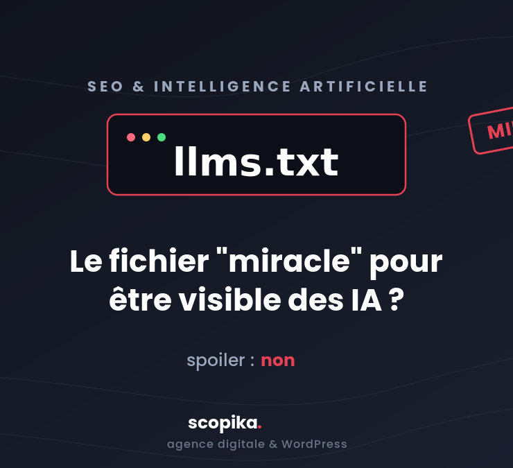 llms.txt, le fichier